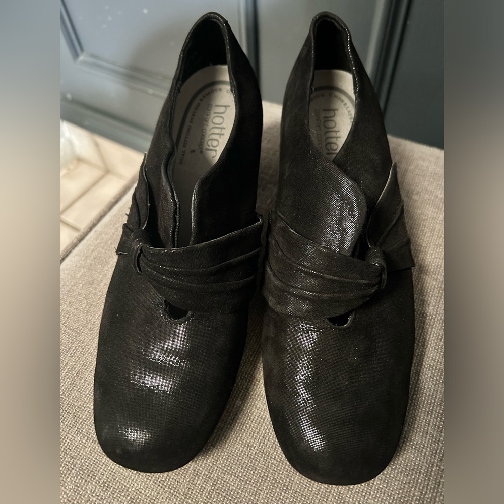 Hotter Olga Women's Black Shoes / Size 5.5 - Picture 3 of 9